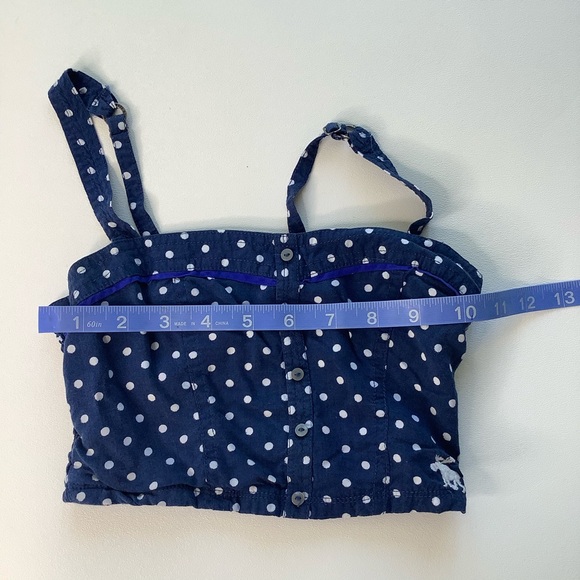 Abercrombie Kids Girls Polka Dot Top M - Picture 3 of 5